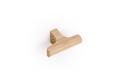 T-knop HINOKI WOOD L60 hout eik nature ongelakt